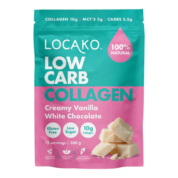 Collagen Vanilla White Chocolate - Keto