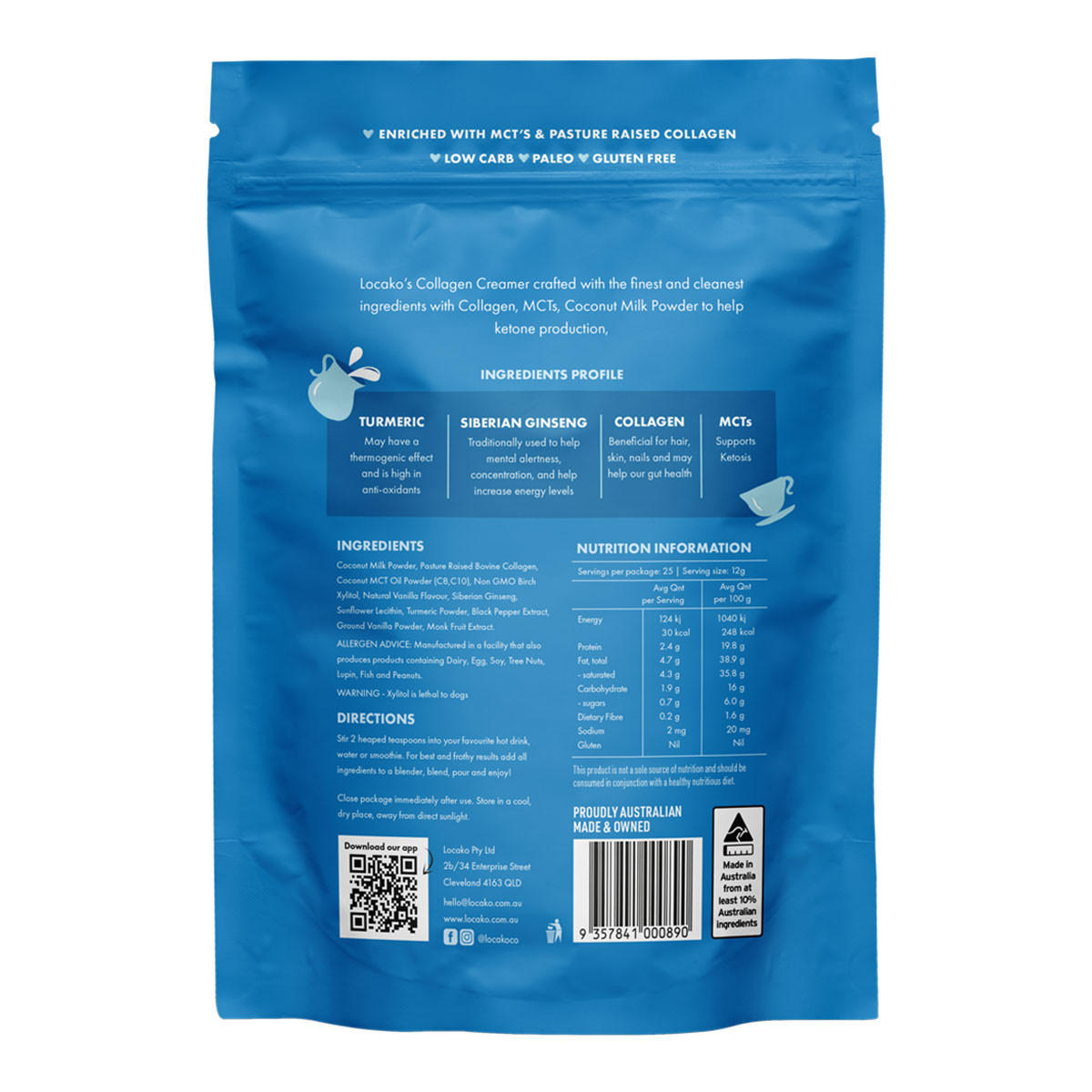 Locako Performance Collagen Creamer - Madagascan Vanilla_2