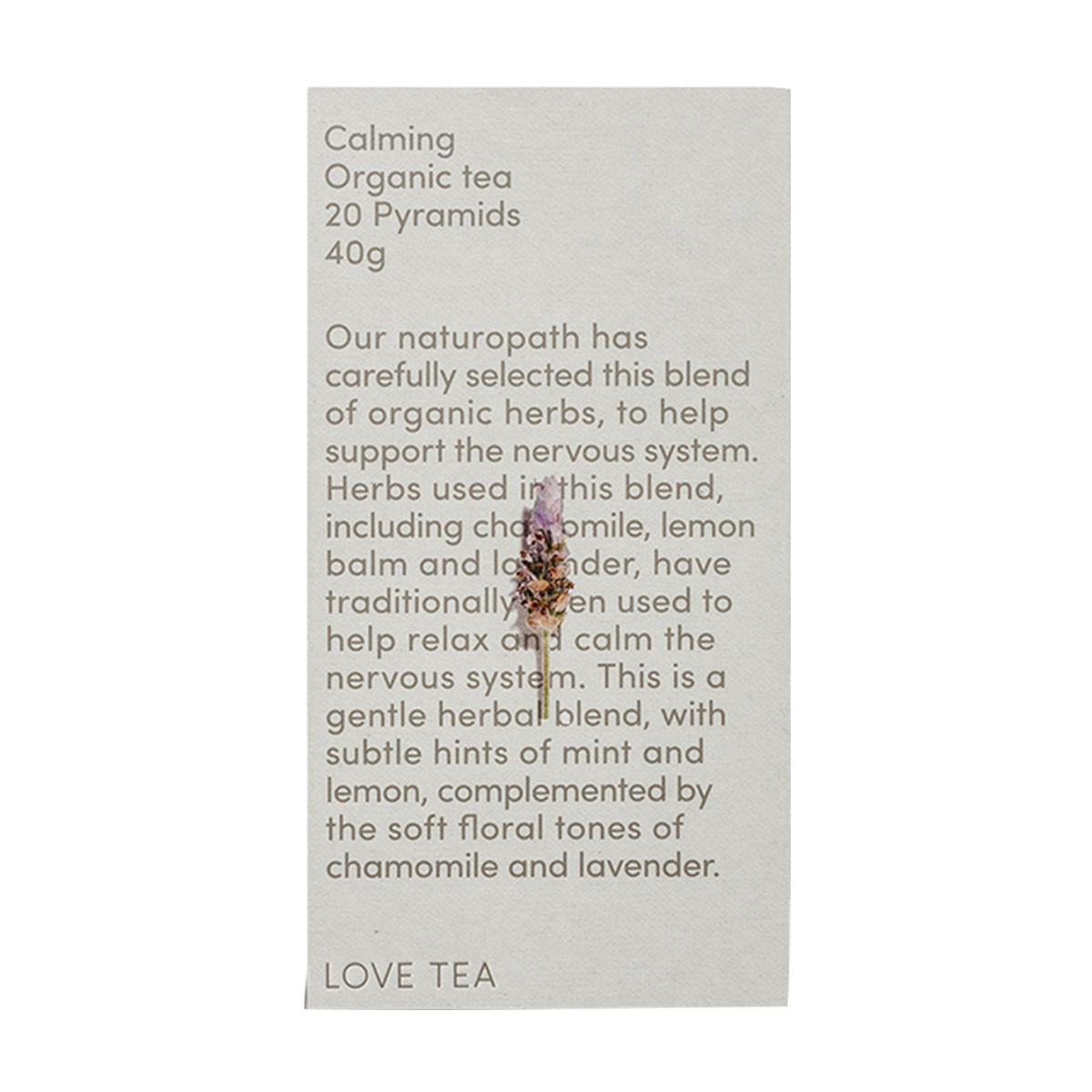 Love Tea Calming Organic Tea_1