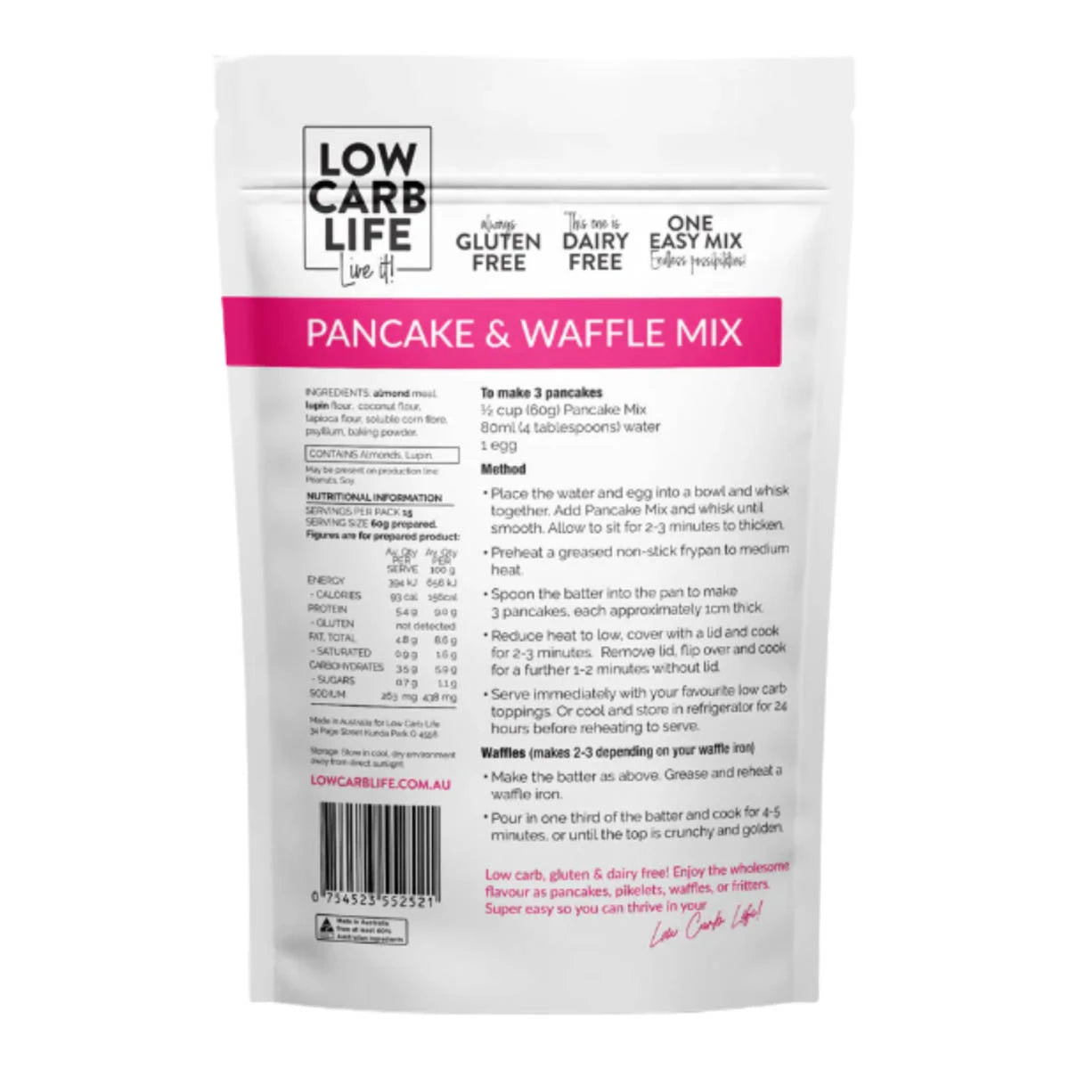 Keto Bake Mix Pancake & Waffle