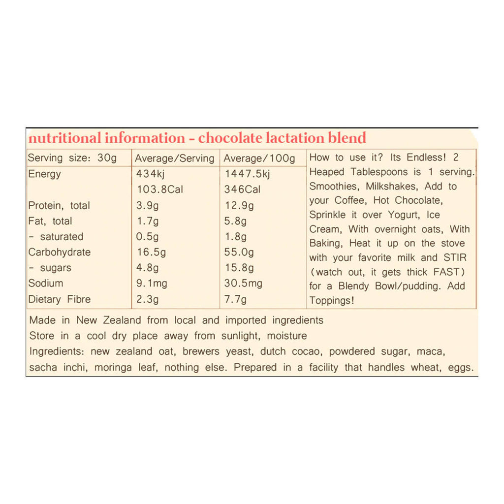 Mammas Milk Bar Chocolate Lactation Blend_2
