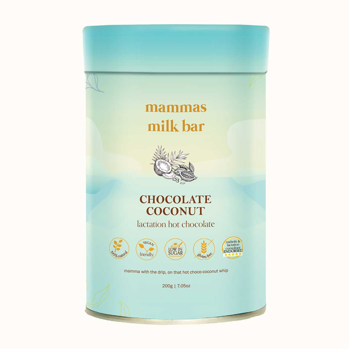 Mammas Milk Bar Coconut Chocolate Lactation Hot Chocolate _1