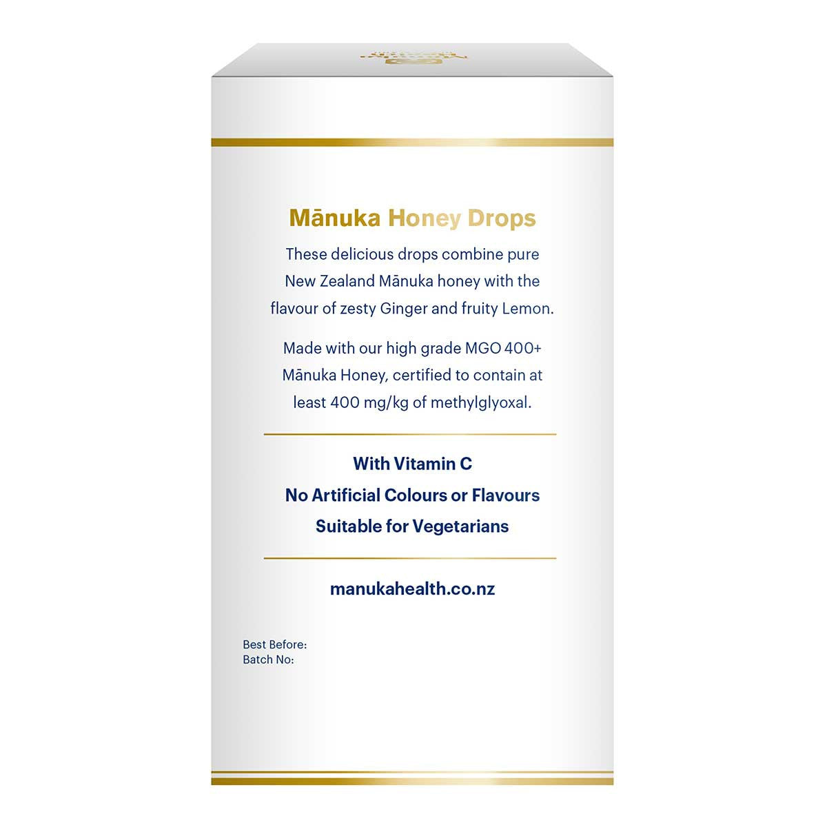 Manuka Health Manuka Honey Drops - Ginger & Lemon _2