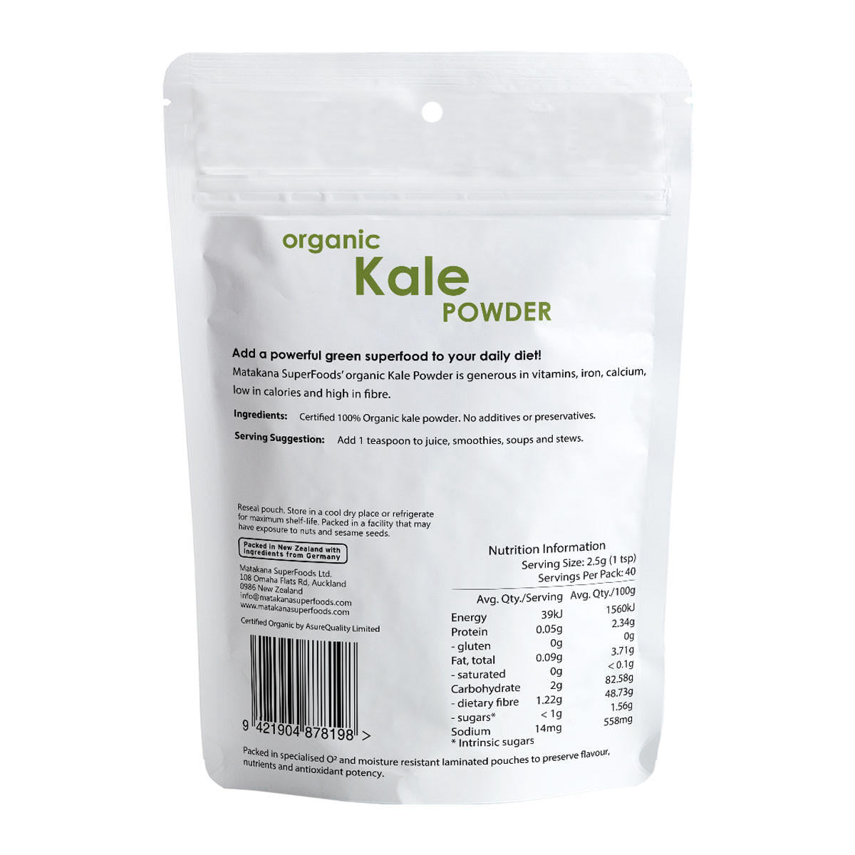 Matakana Superfoods Organic Kale Powder_2