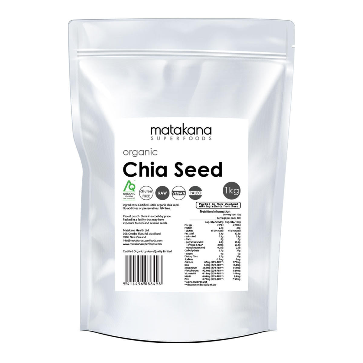 Matakana Superfoods Raw Organic Chia Seeds_3