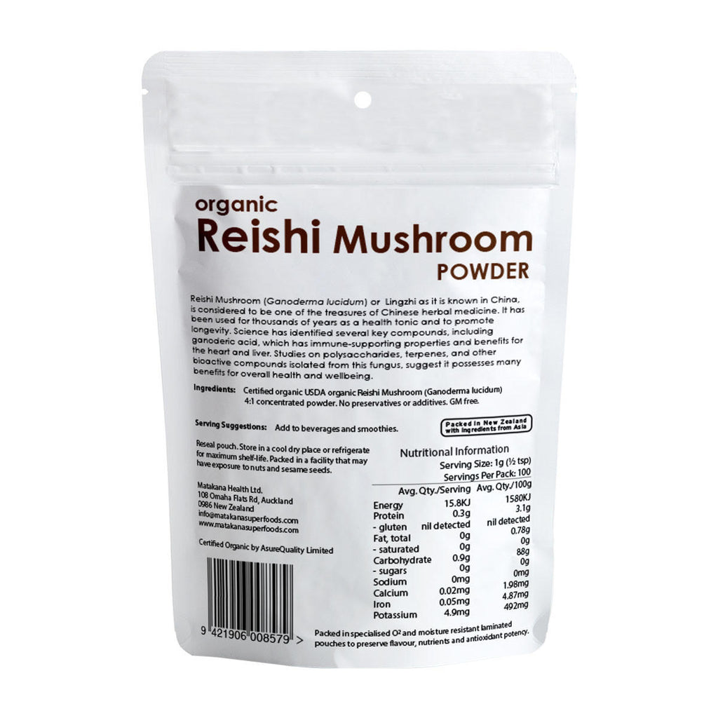 Matakana Superfoods Reishi Mushroom Organic Powder_2