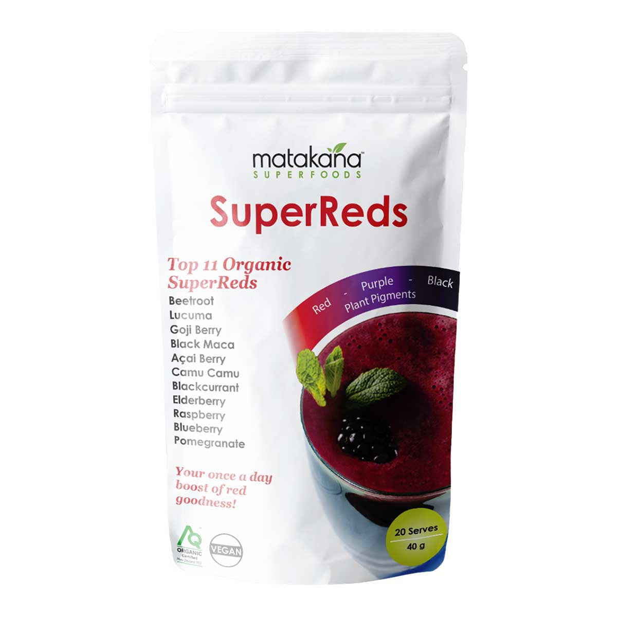 Buy Super Reds by Matakana Superfoods I HealthPost NZ - 120gm ...
