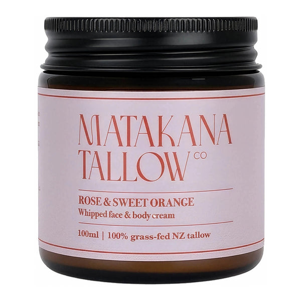 Rose & Sweet Orange Whipped Face & Body Cream