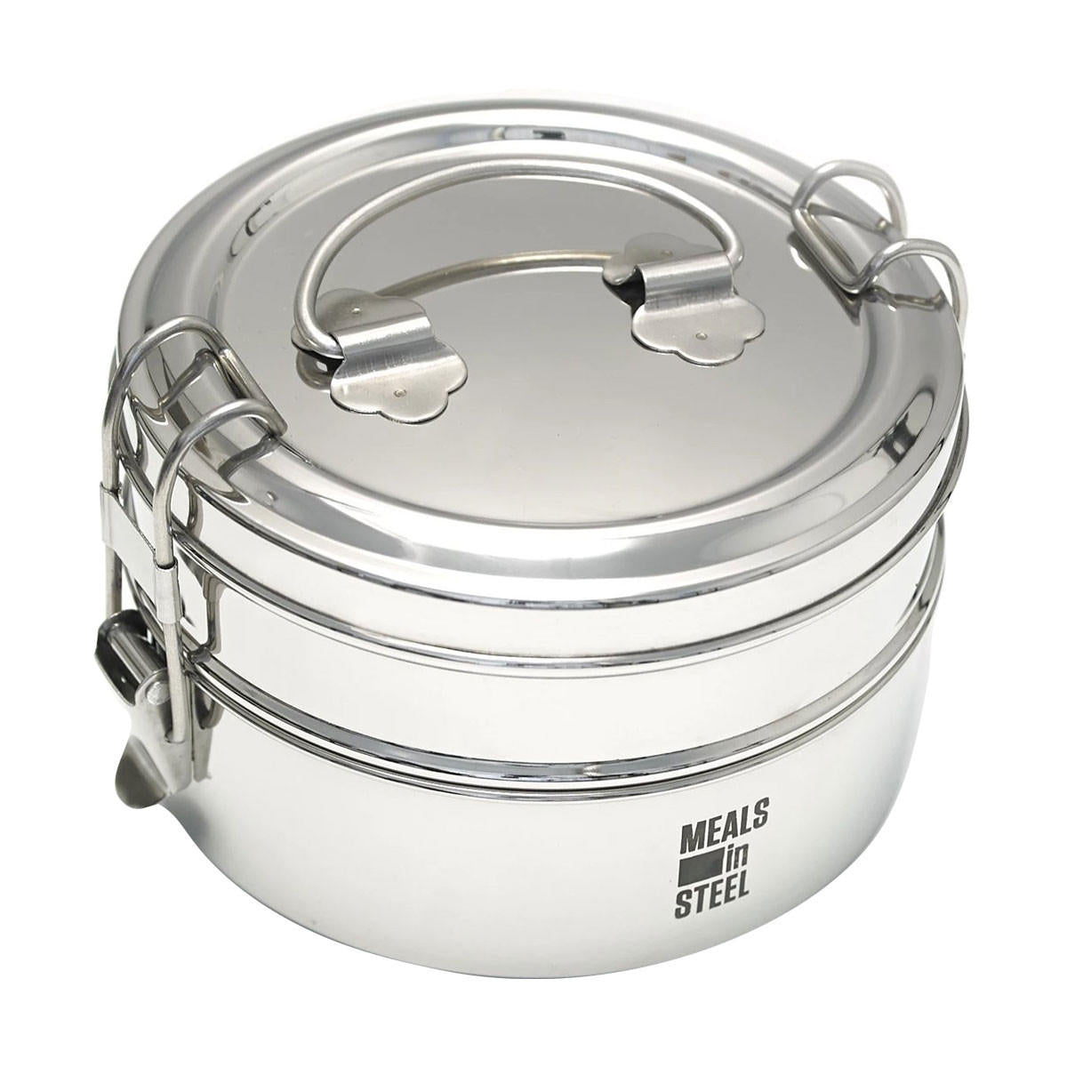 Meals In Steel Double Layer Tiffin Lunchbox_1