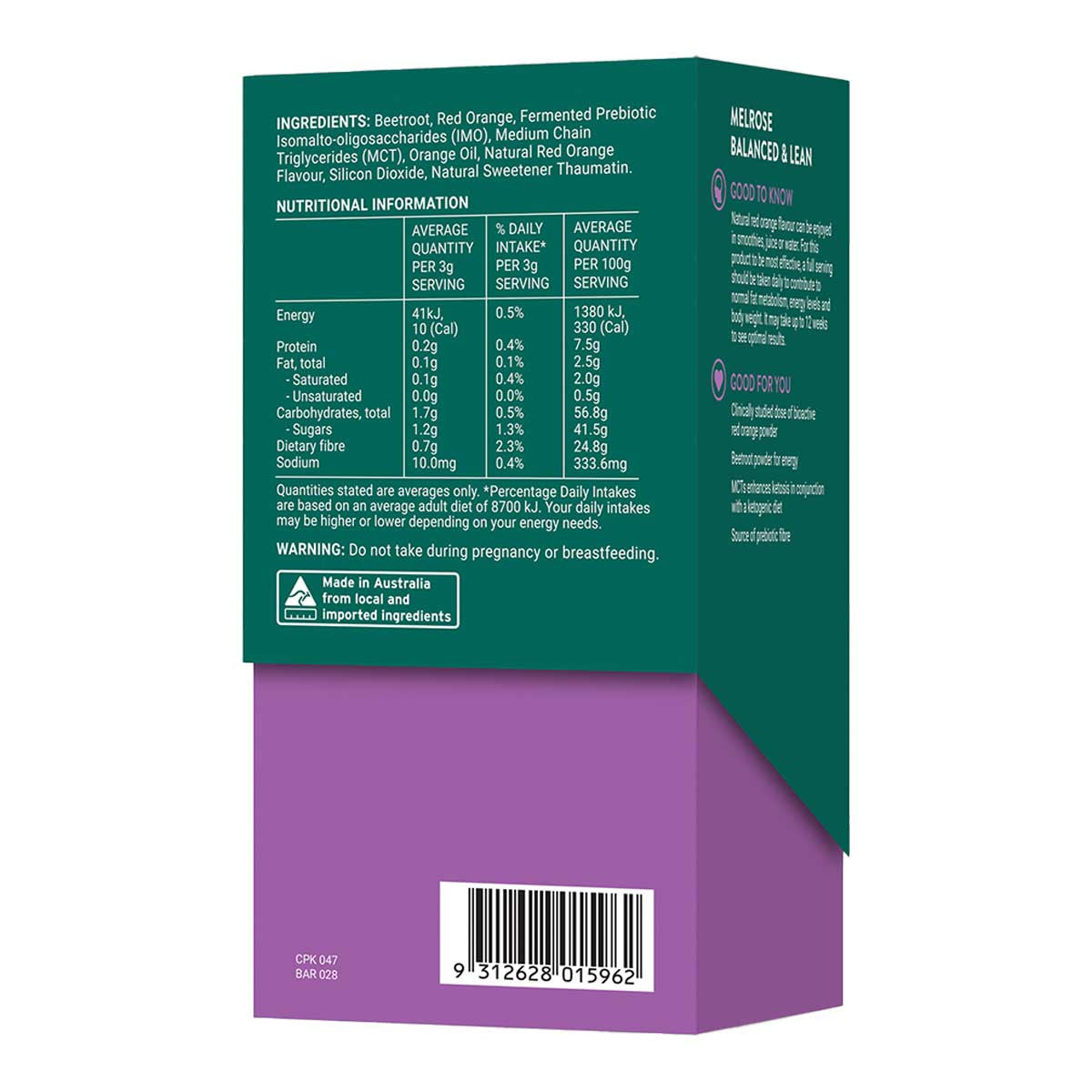 Melrose Balanced & Lean _3