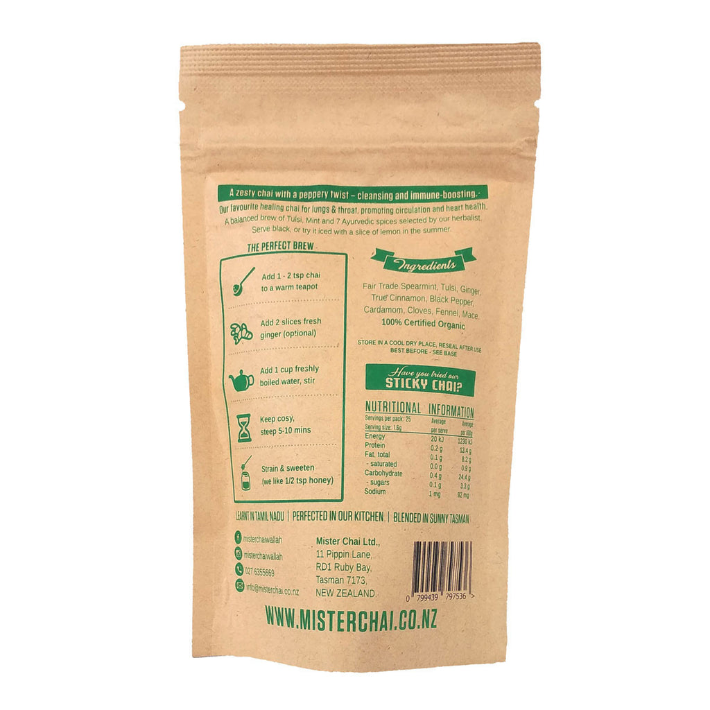 Mister Chai Organic Tulsi and Mint Chai_2