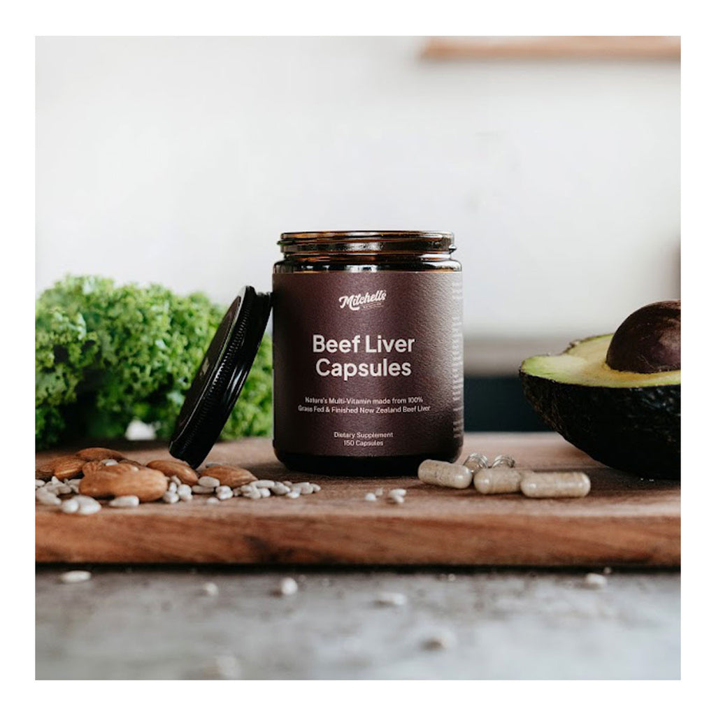 Mitchells Nutrition Beef Liver Capsules _3