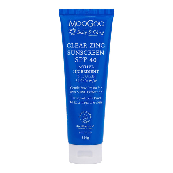 Baby & Child - Clear Zinc Sunscreen SPF40