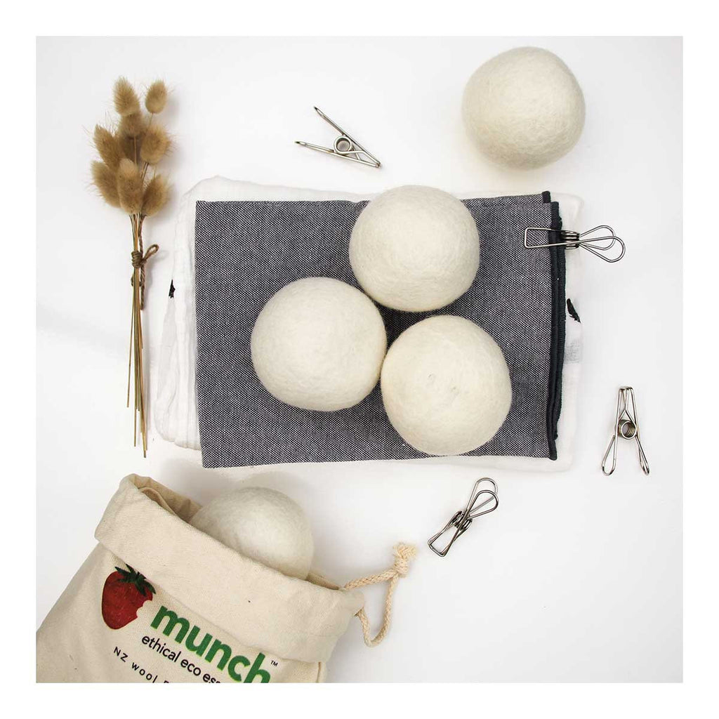 Munch Dryer Balls - NZ Wool _2