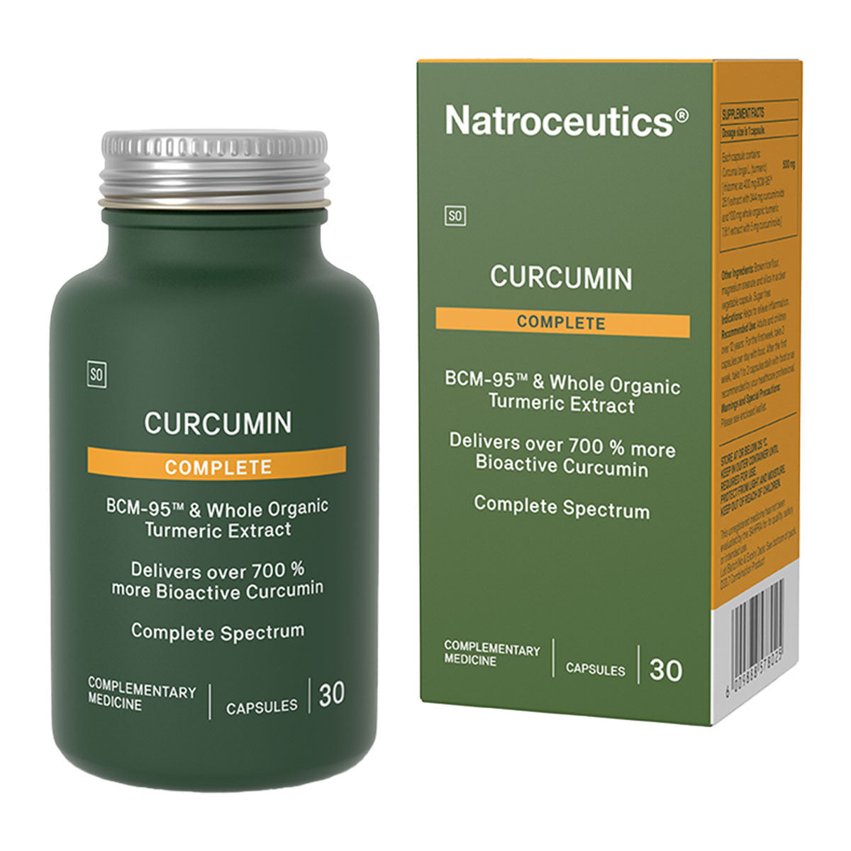 Buy Curcumin Complete BCM-95 by Natroceutics I HealthPost NZ - 30 vege ...