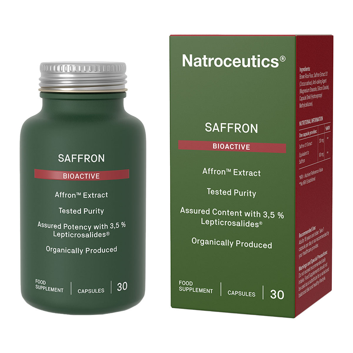Buy Saffron Bioactive by Natroceutics I HealthPost NZ - 30 vege ...