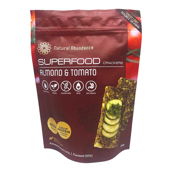 Superfood Crackers - Almond & Tomato