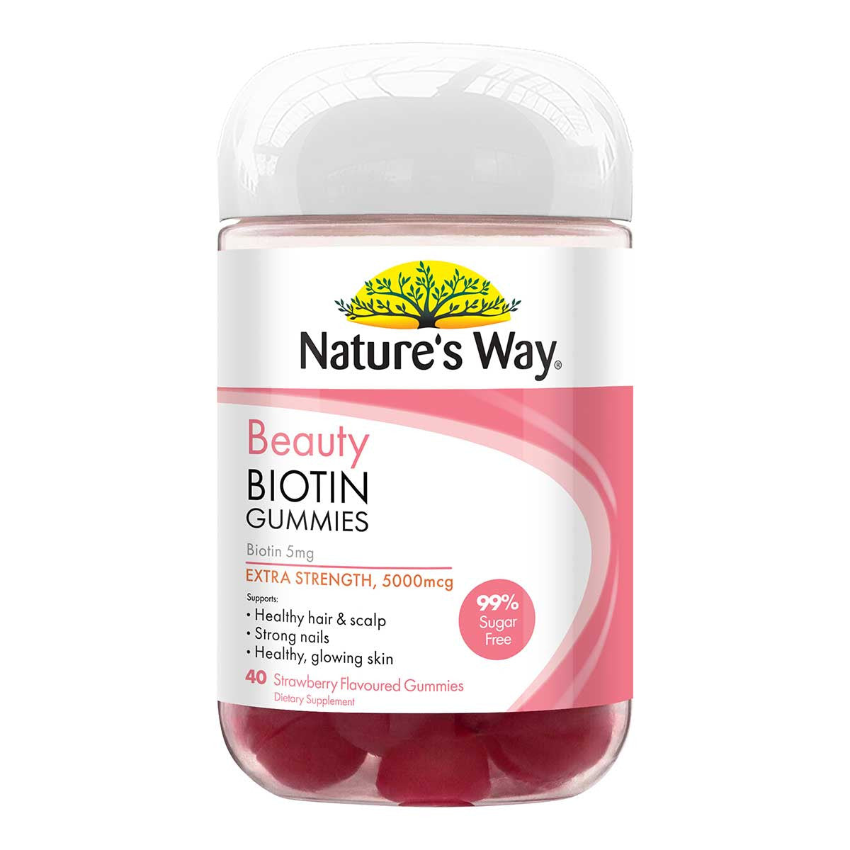 Nature's Way Beauty Biotin Gummies Extra Strength _1