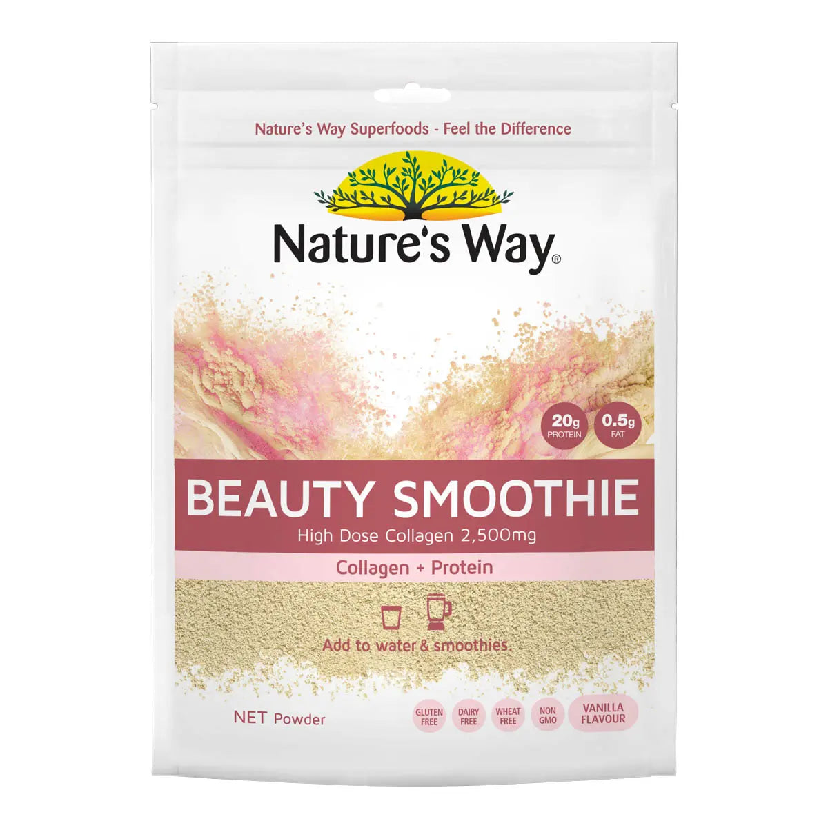 Nature's Way Beauty Smoothie package on a white background