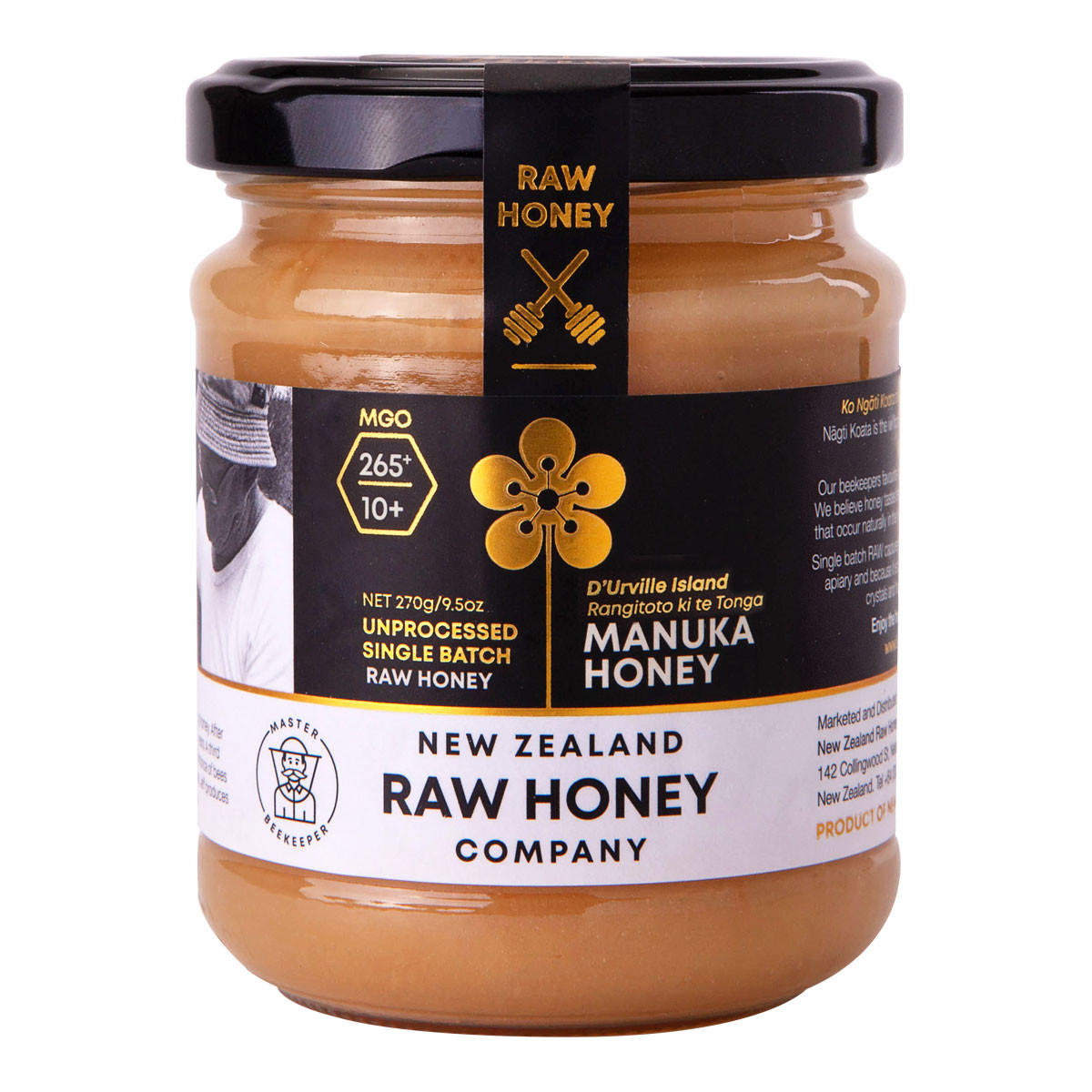 New Zealand Raw Honey Company RAW Manuka Honey MGO265_1