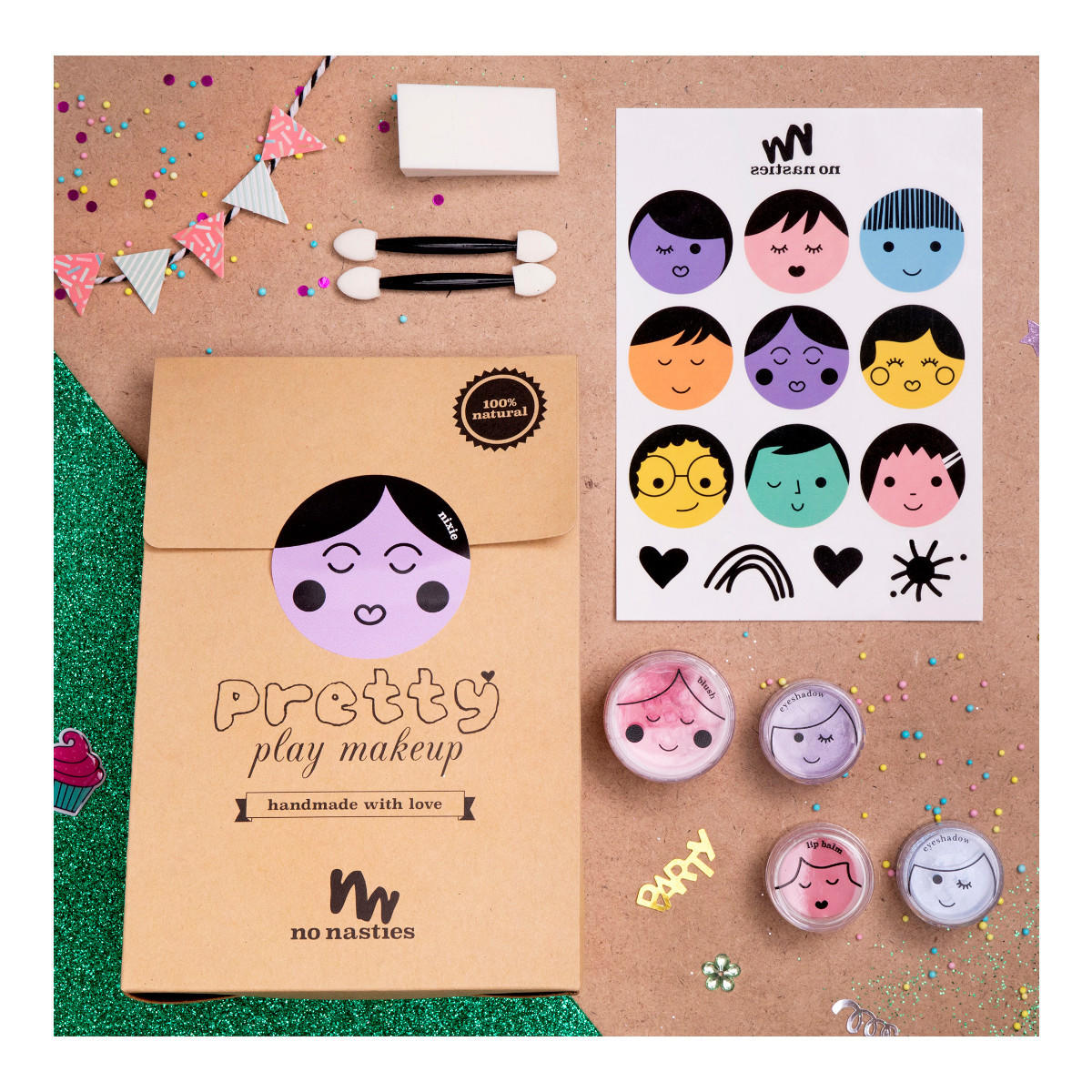 No Nasties Nixie Purple Pretty Play Makeup Goody Pack_2