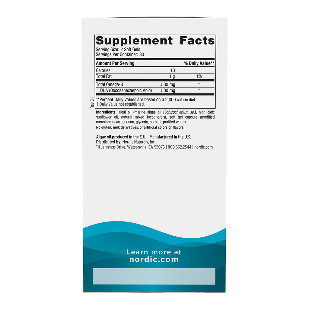 Nordic Naturals Algae DHA _2