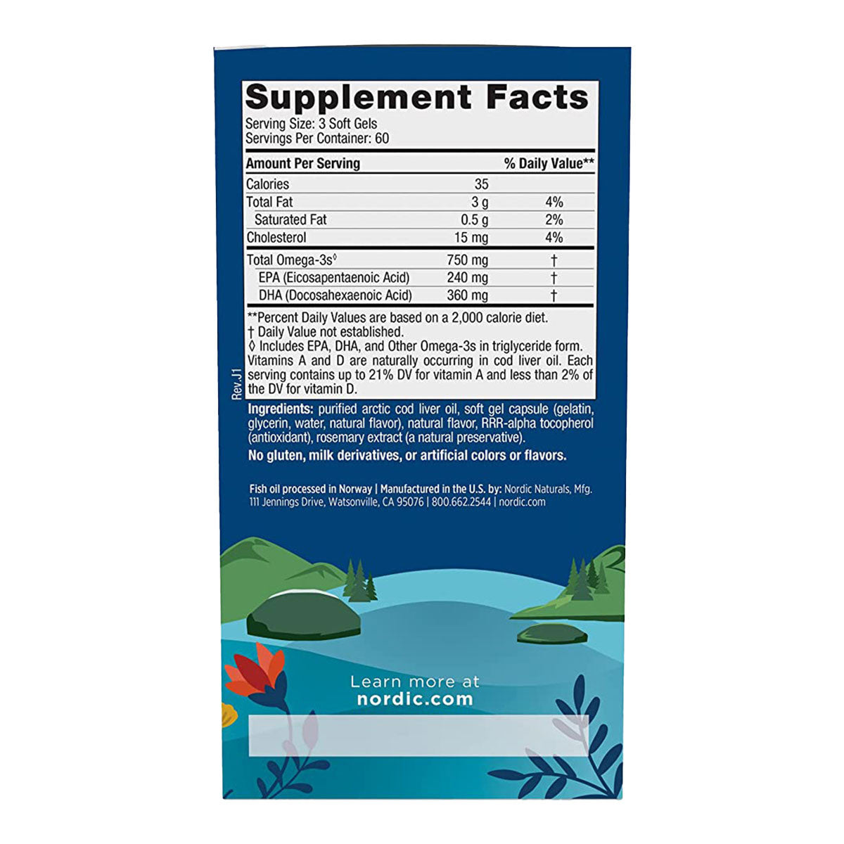 Nordic Naturals Arctic Cod Liver Oil Softgels _5