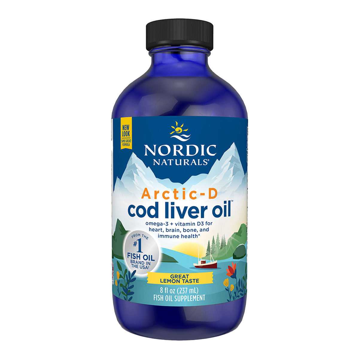 Buy Arctic-D Cod Liver Oil by Nordic Naturals I HealthPost NZ - 237ml ...
