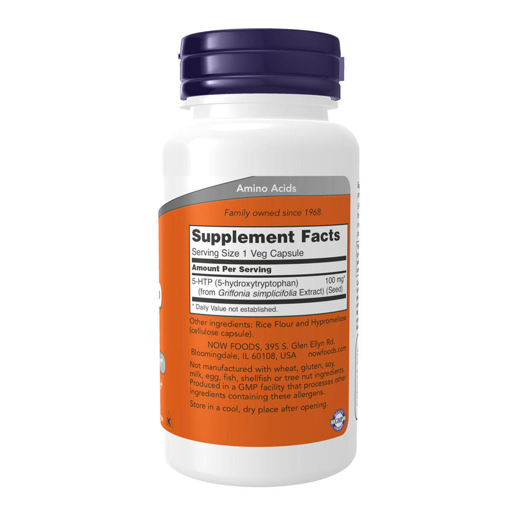 NOW foods 5-HTP 100mg Neurotransmitter Support_2