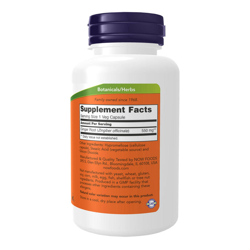 NOW foods Ginger Root 550mg_3