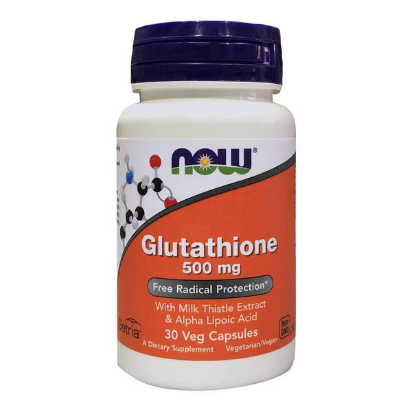 Buy Glutathione 500mg by NOW foods I HealthPost NZ - 30 vegecaps
