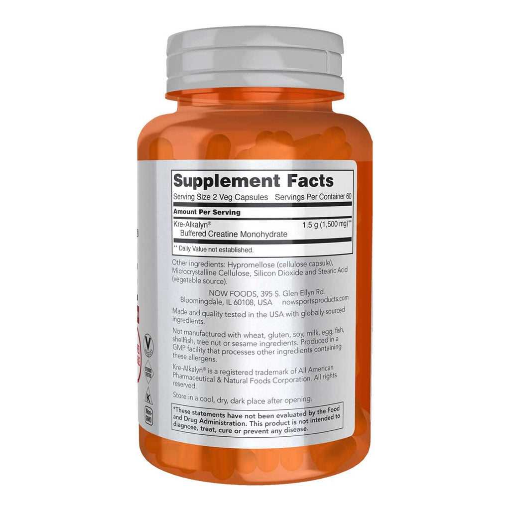 NOW foods Kre-Alkalyn Creatine 750mg _2