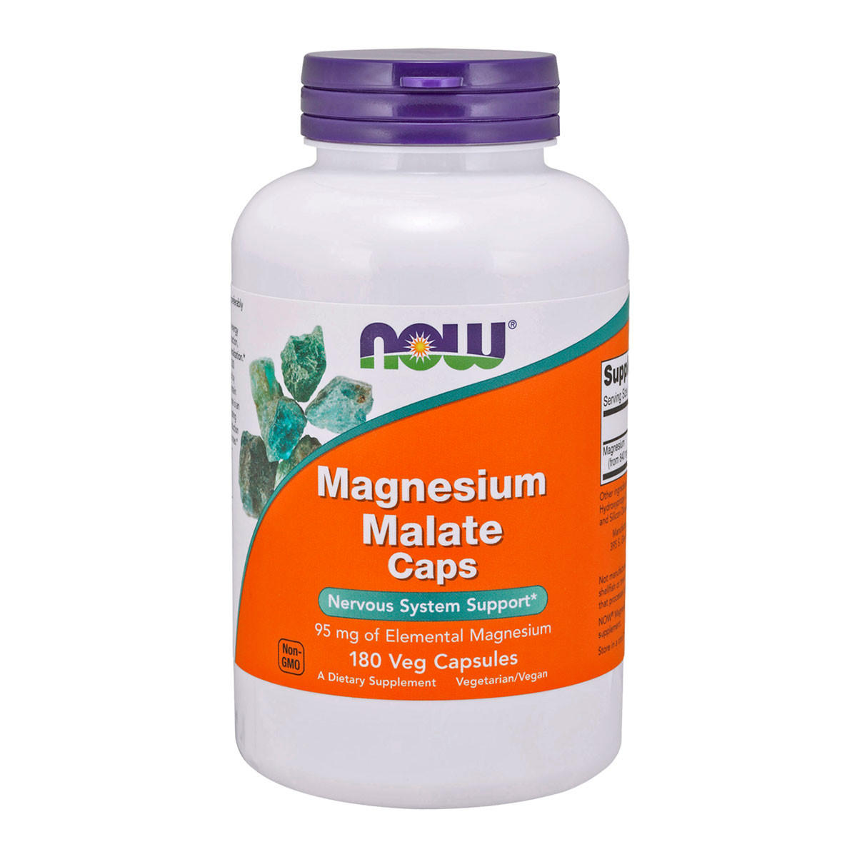 NOW foods Magnesium Malate - 95mg of Elemental Magnesium_1
