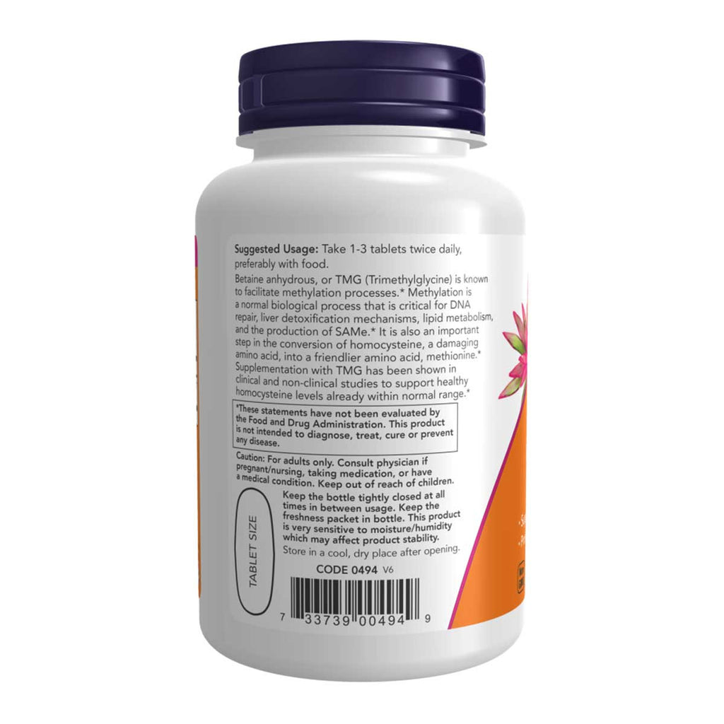 NOW foods TMG Betaine 1000mg Liver Support _3
