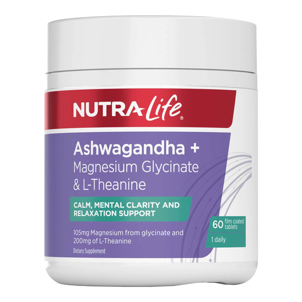 Ashwagandha + Magnesium Glycinate & L-Theanine