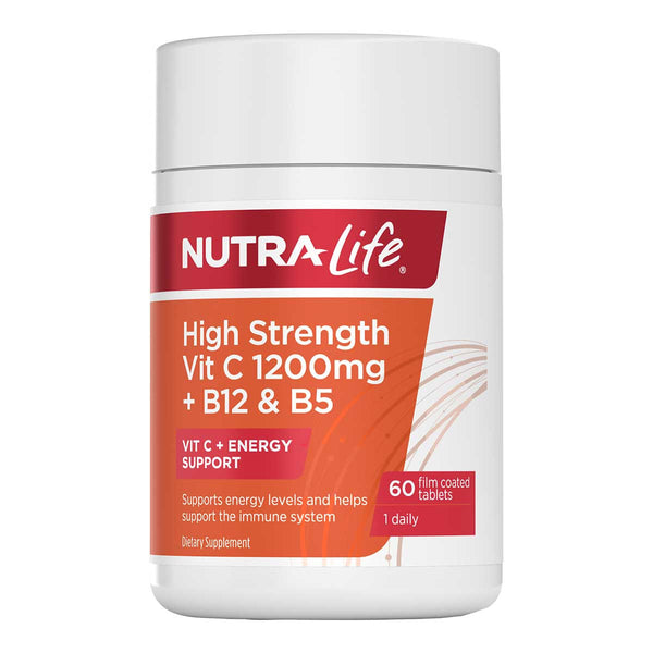 High Strength Vit C 1200mg + B12 & B5