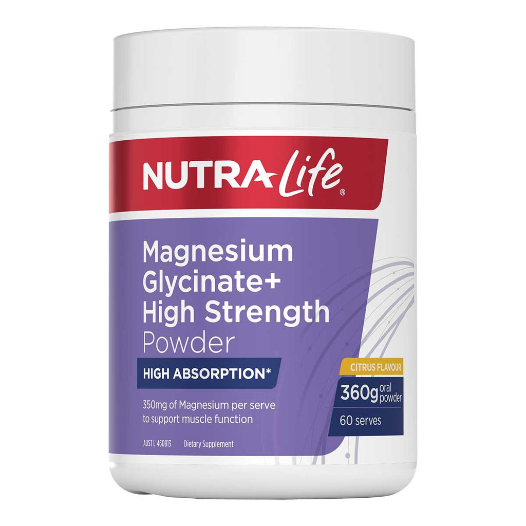 Nutra-Life Magnesium Glycinate + High Strength Powder Citrus _3