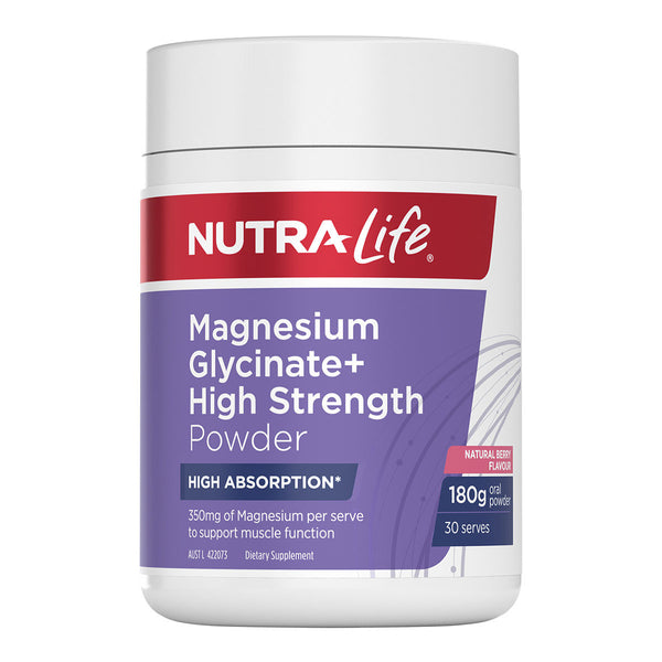 Magnesium Glycinate+ High Strength Powder Berry