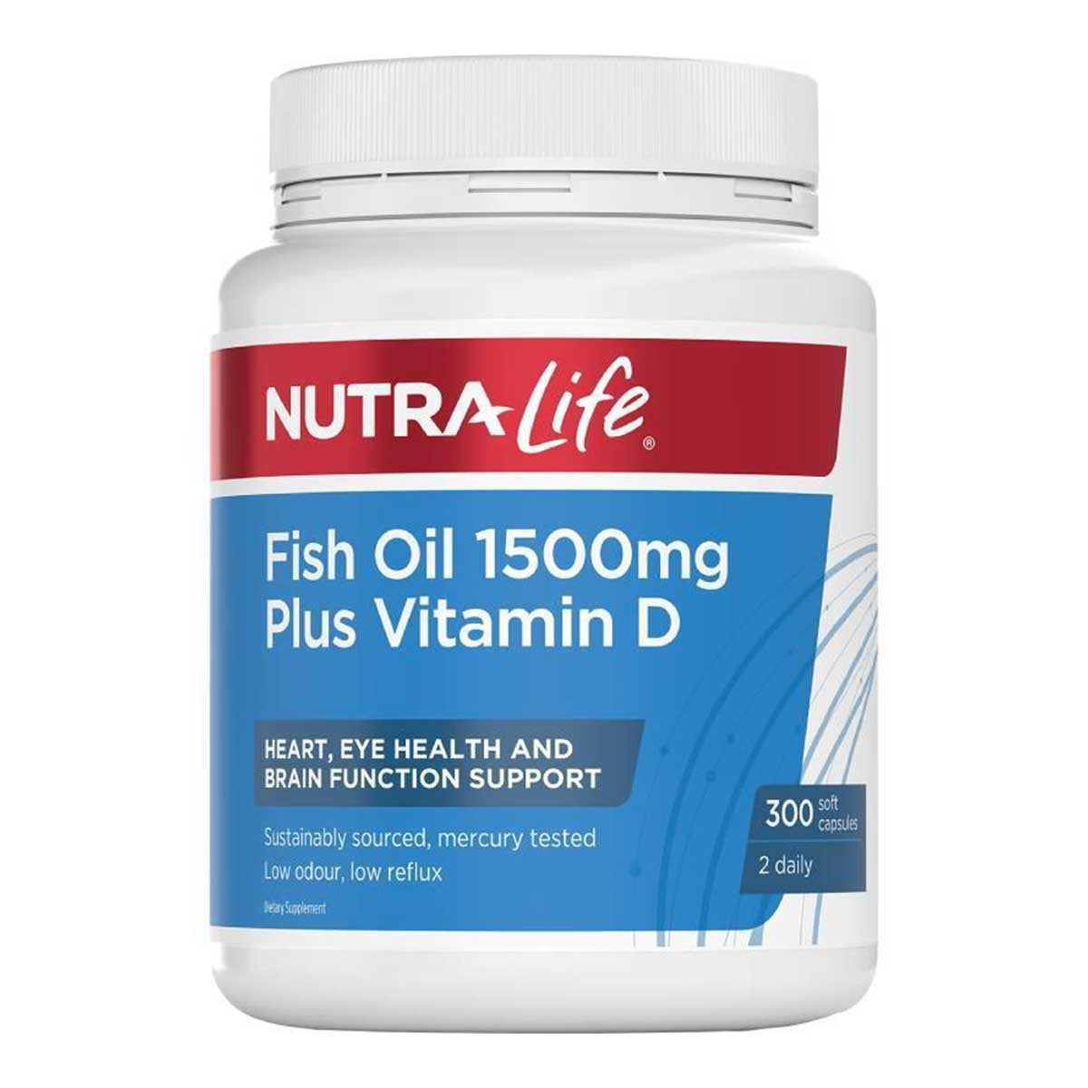 Nutra-Life Omega 3 Fish Oil 1500mg + Vitamin D _1