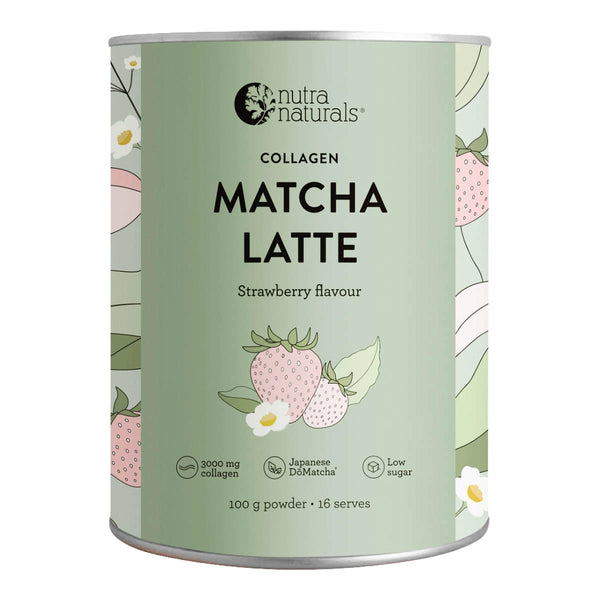 Collagen Matcha Latte Strawberry Flavour