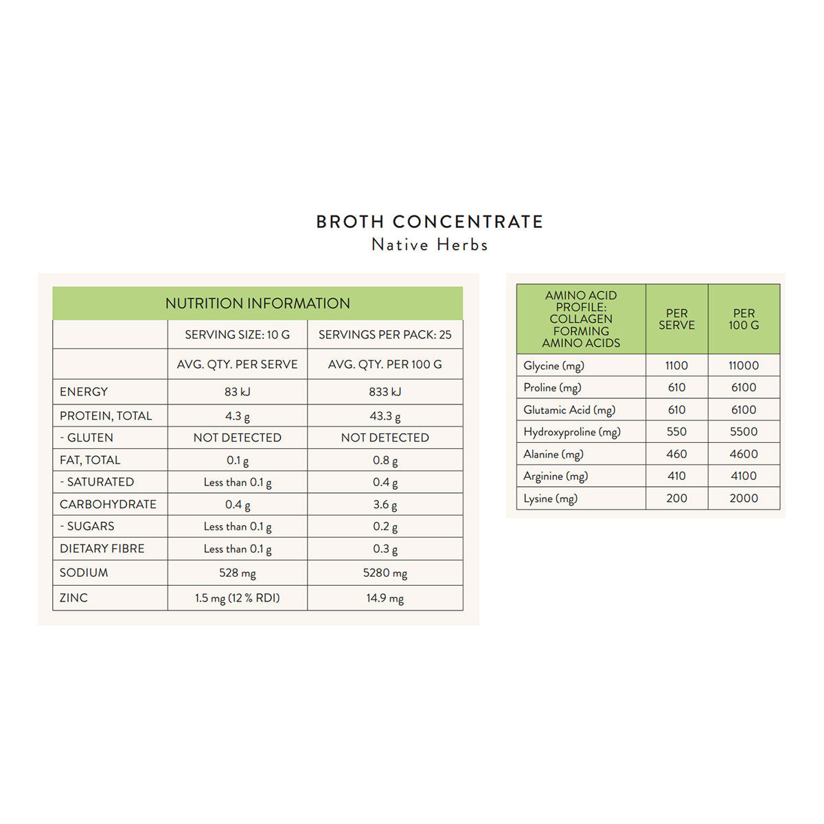 Nutra Organics Beef Bone Broth Concentrate - Native Herbs _4