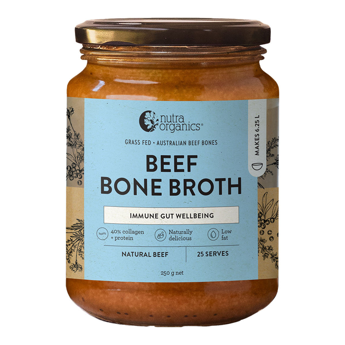Nutra Organics Beef Bone Broth Concentrate - Natural Beef _1