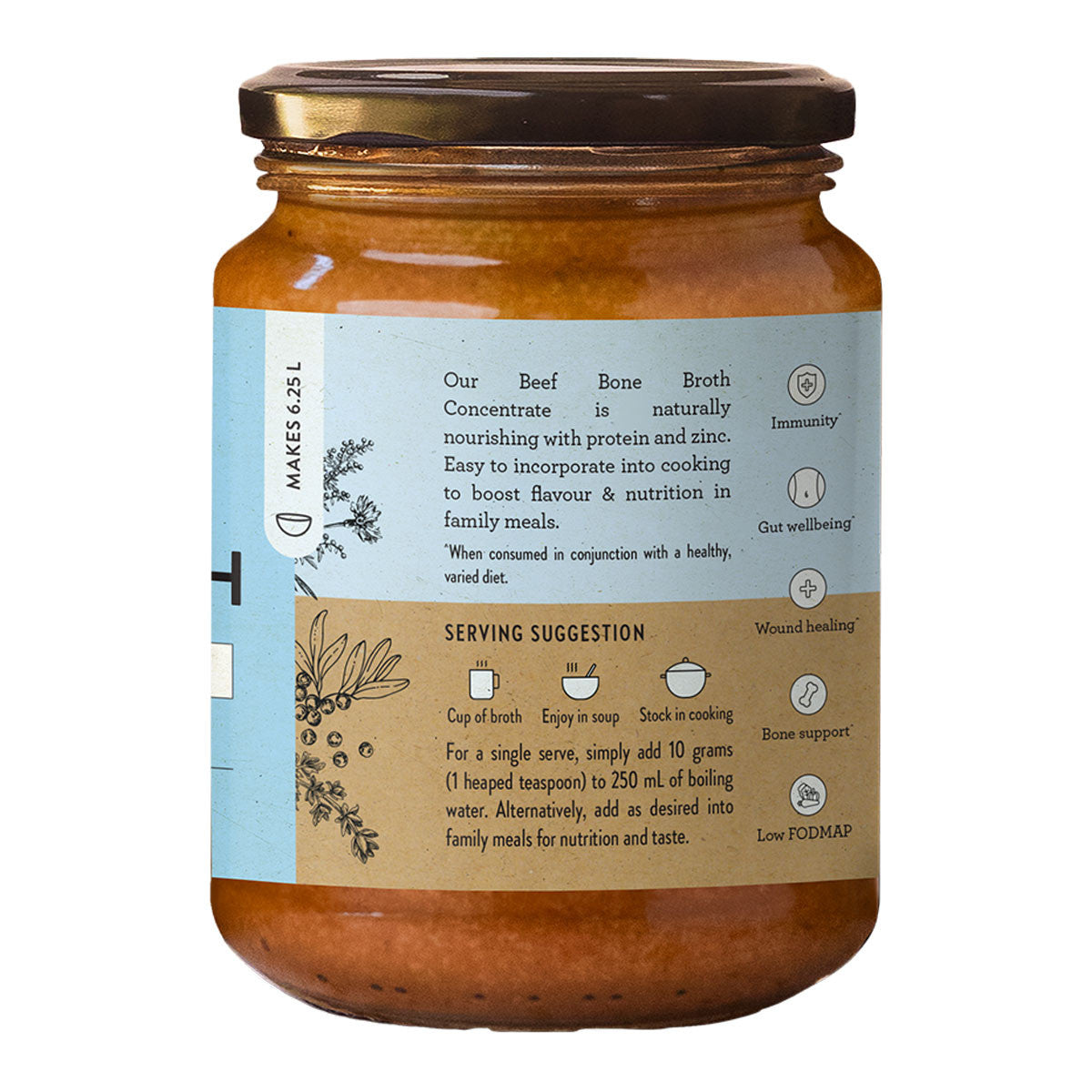 Nutra Organics Beef Bone Broth Concentrate - Natural Beef _2