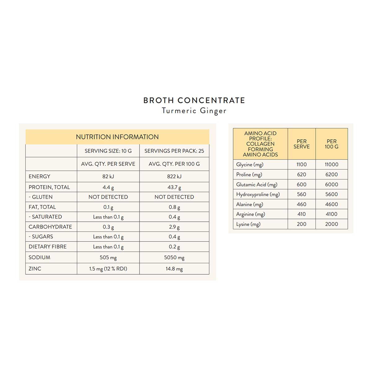 Nutra Organics Beef Bone Broth Concentrate - Turmeric Ginger _4