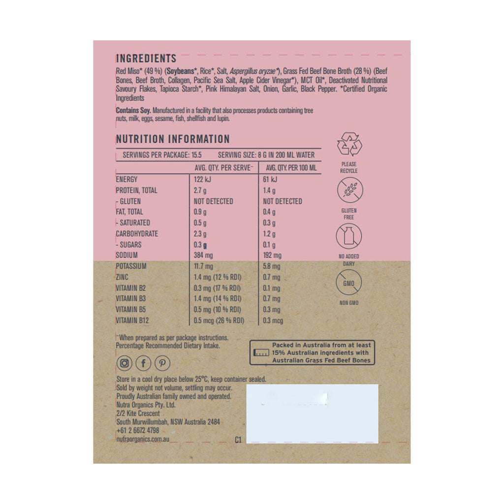 Nutra Organics Beef Bone Broth - Miso Ramen_2