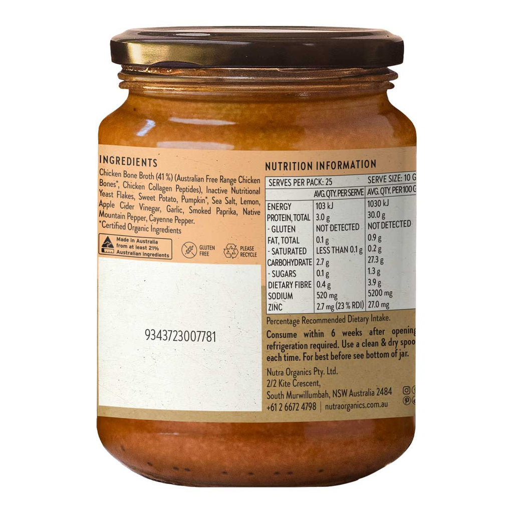 Nutra Organics Chicken Bone Broth - Lemon & Paprika _3