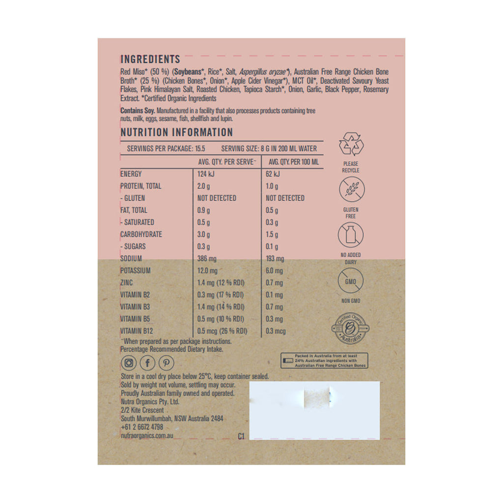 Nutra Organics Chicken Bone Broth - Miso Ramen_2