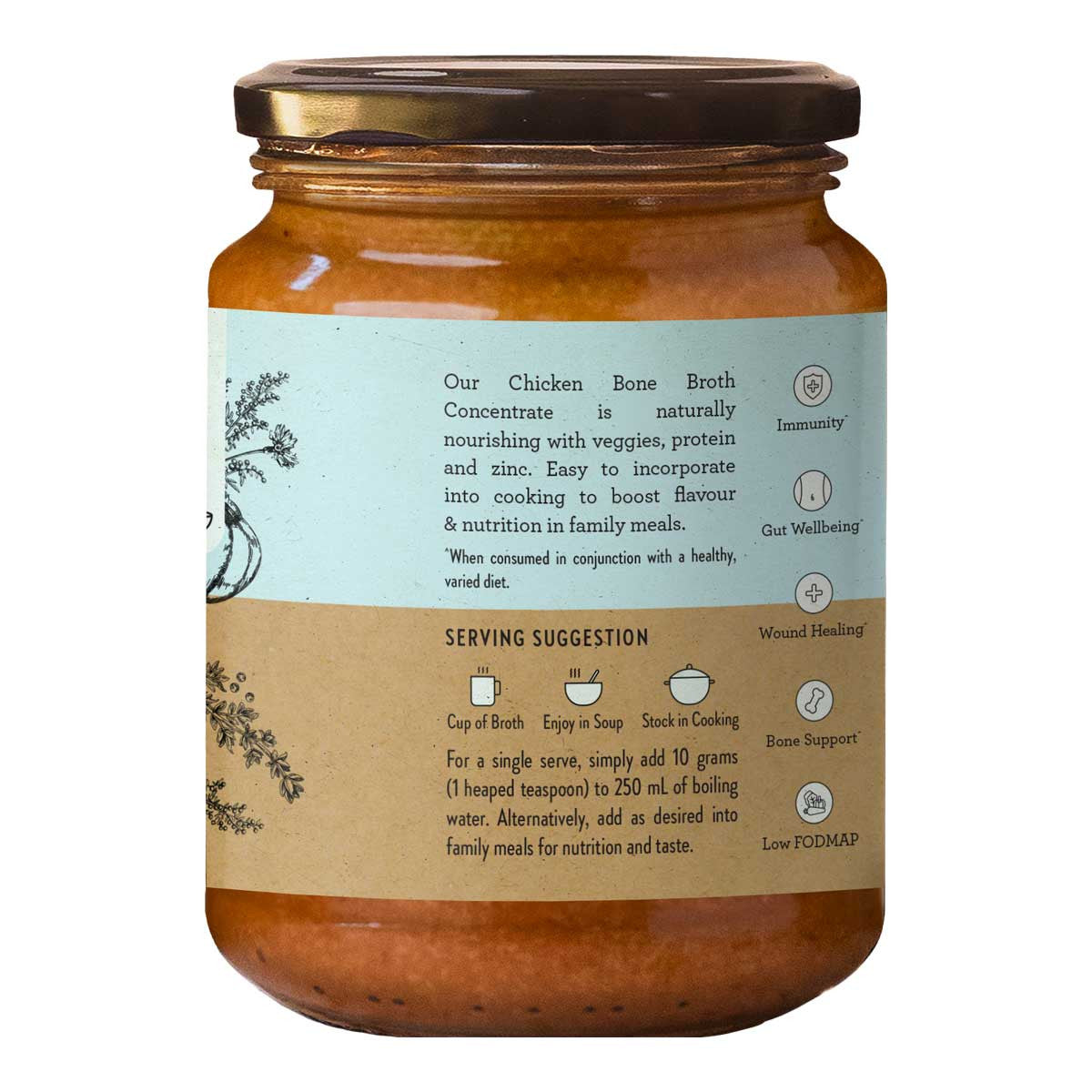 Nutra Organics Chicken Bone Broth - Natural Chicken _2