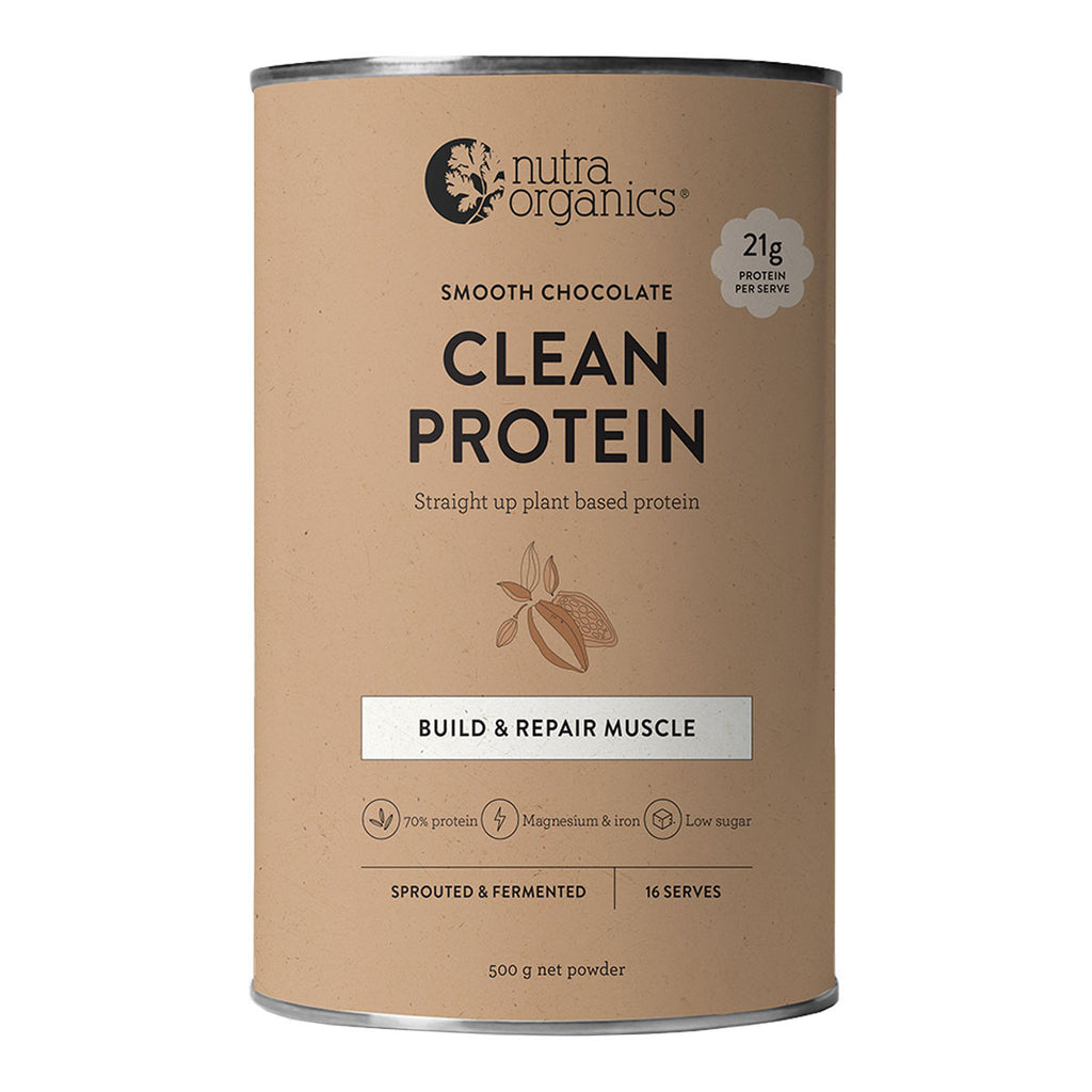 Nutra Organics Clean Protein - Smooth Chocolate _1