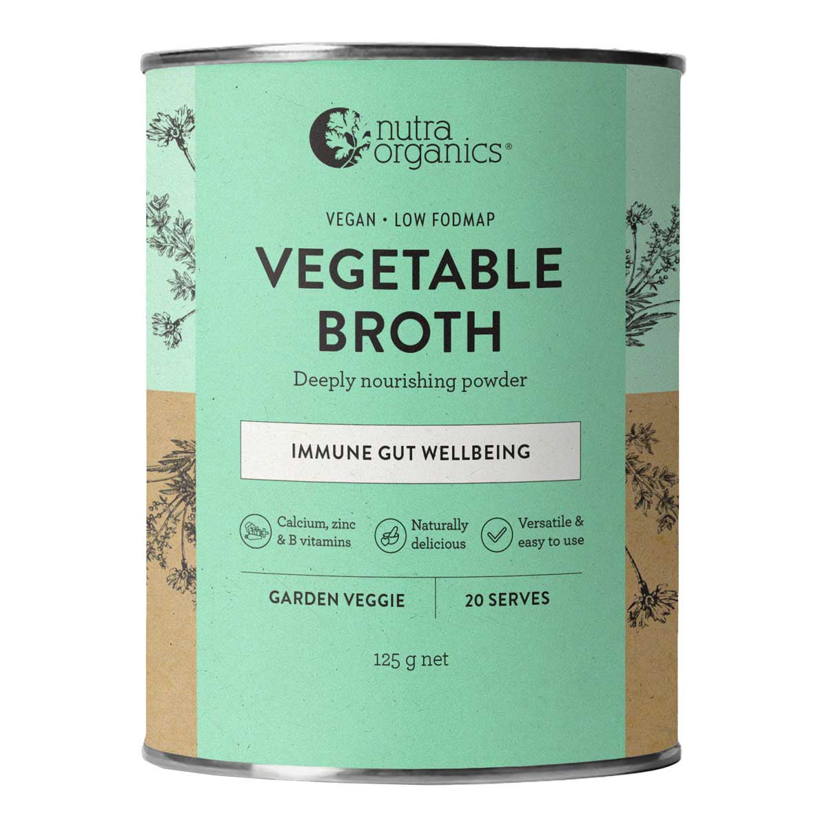 Nutra Organics Vegetable Broth - Garden Veggie _1
